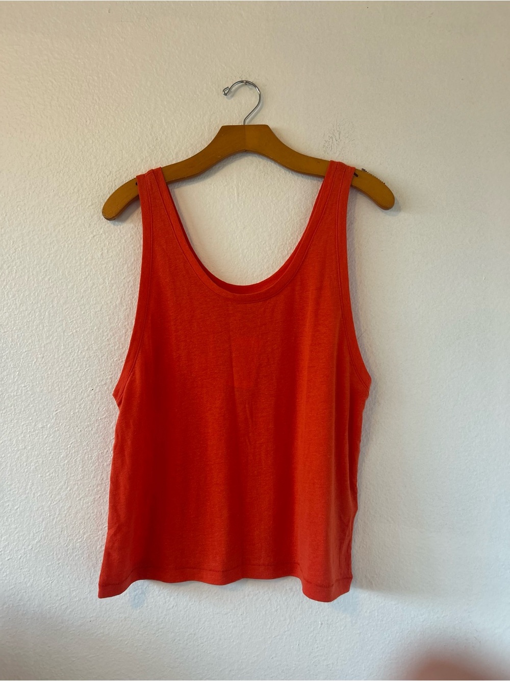 Madewell Women's Orange Sleeveless Tank Top Size S - Picture 2 of 6